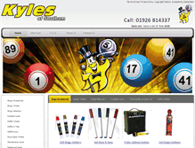 Tablet Screenshot of fundraisingandbingosupplies.com